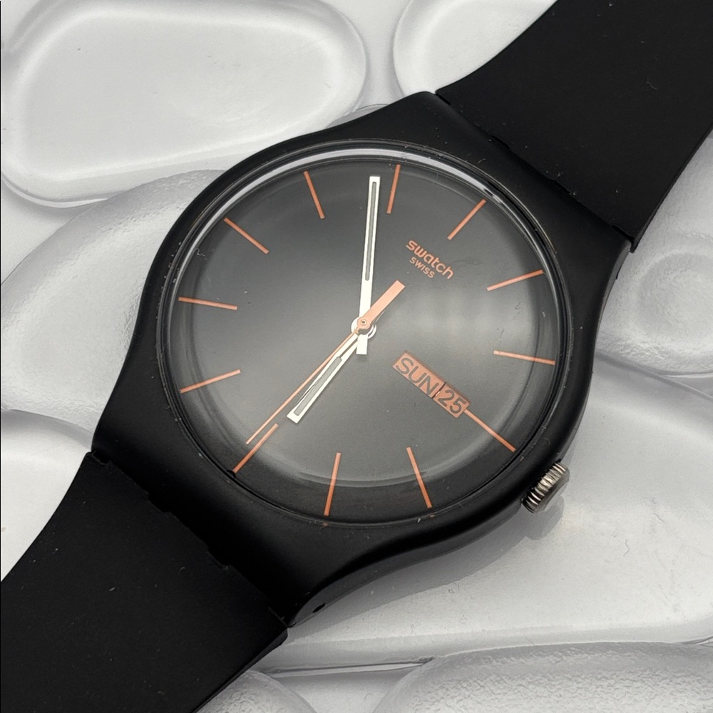 Swatch Watch  SUOB704  DARK REBEL